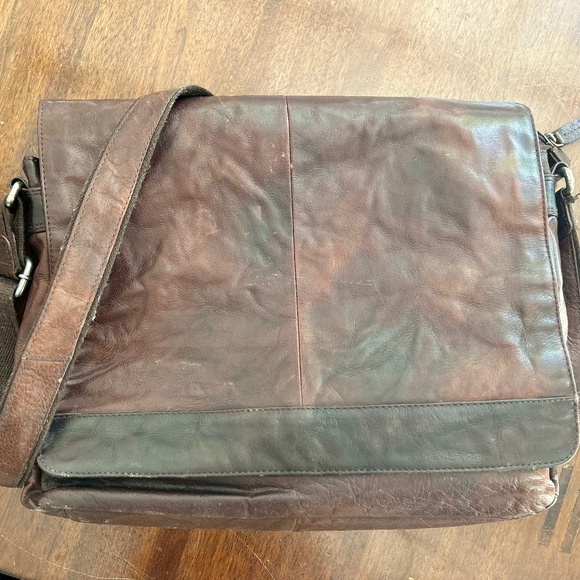 Leather Satchel/Messenger Bag